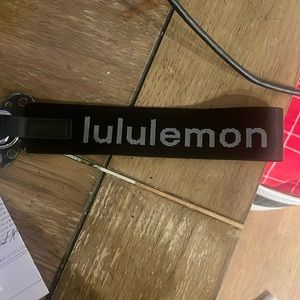 Lululemon never lost keychain